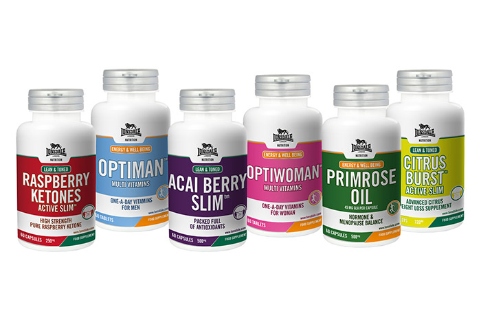 Lonsdale Nutrition Supplements Packaging Design