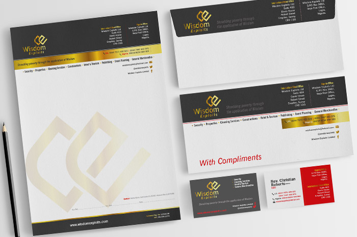 Faith Stationery Design