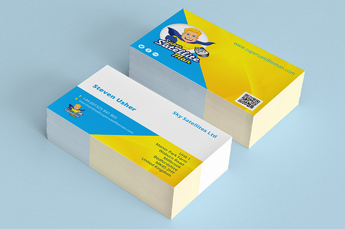 Satellite Company Business Card Design