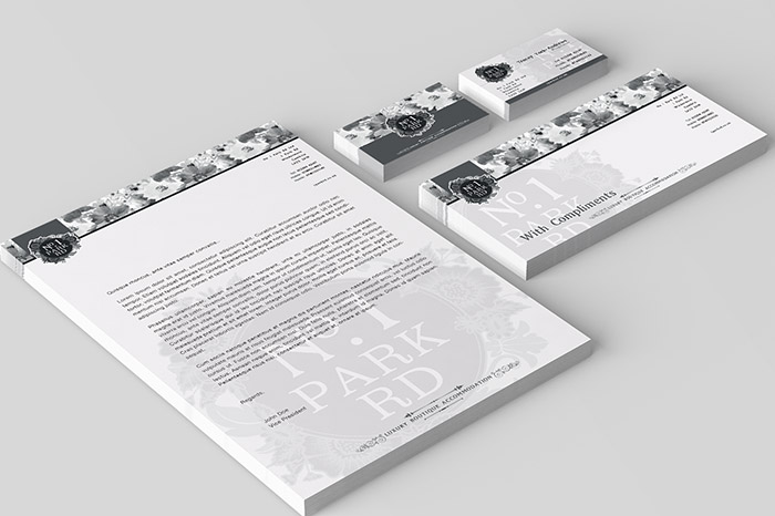 Guest House Stationery Design